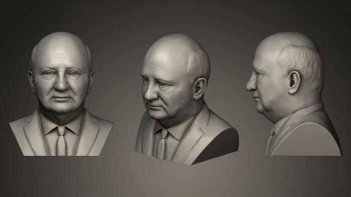 3D модель Михаил Горбачев (STL)